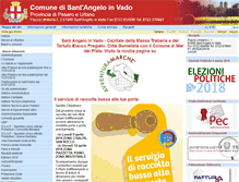 Tablet Screenshot of comune.santangeloinvado.pu.it